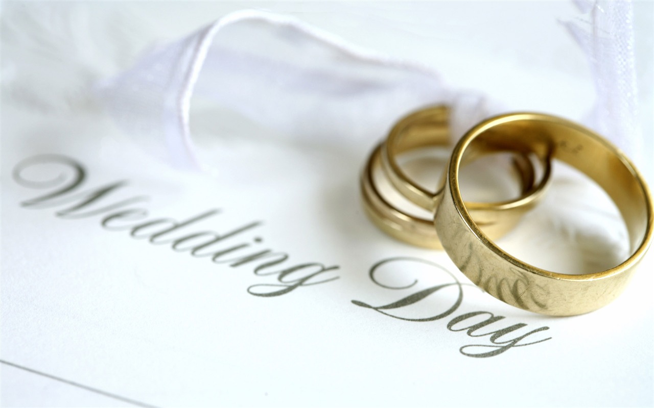 Weddings and wedding ring wallpaper (1) #15 - 1280x800