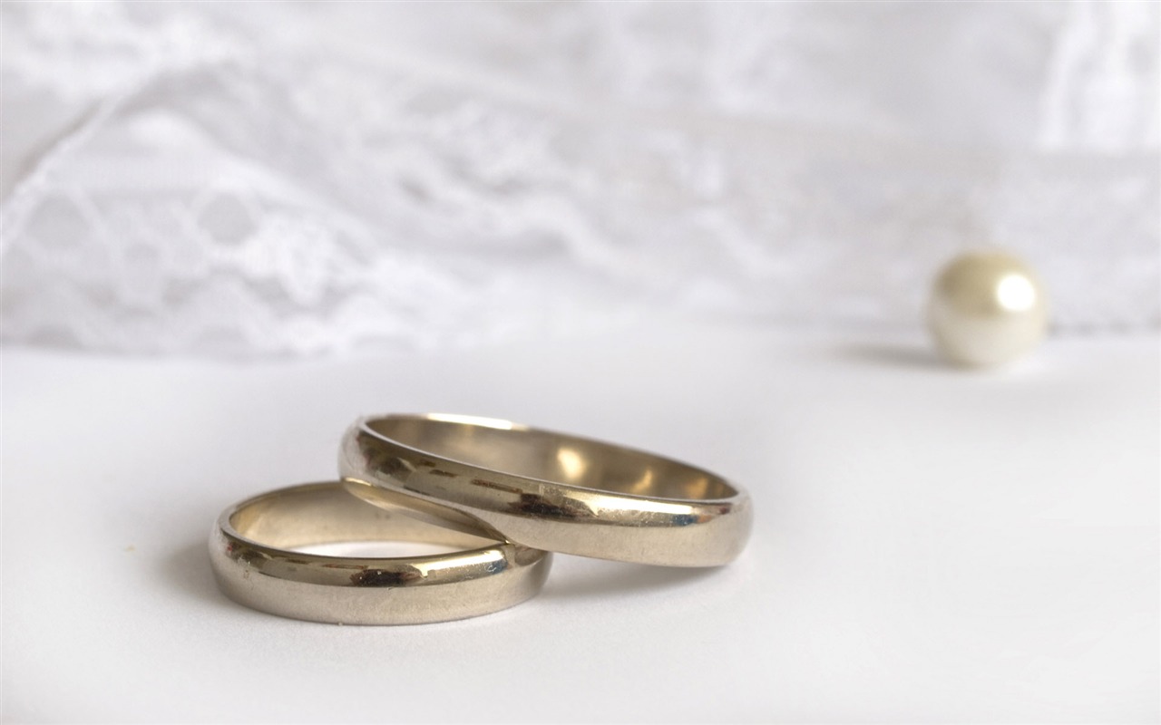 Свадьбы и свадебные кольца обои (2) #3 - 1280x800