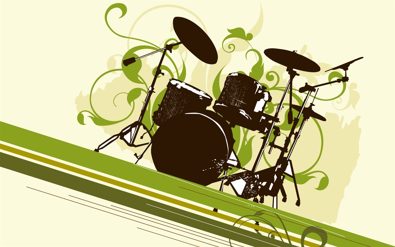 Vectorial de tema musical fondos de pantalla (2) #10 - 1280x800