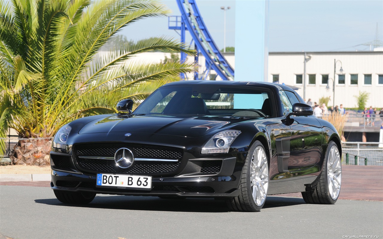 Brabus 벤츠 AMG 뒷좌석 SLS - 2010의 HD 벽지 #1 - 1280x800