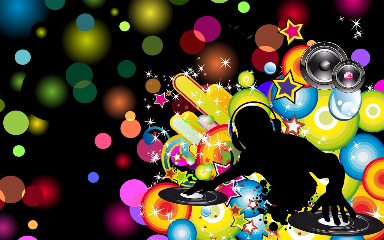 Vector musical theme wallpapers (3) #20 - 1280x800