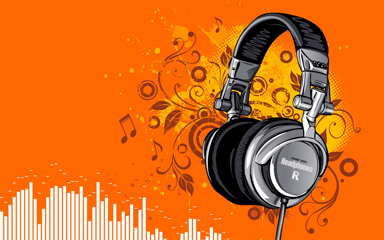 Vector musical theme wallpapers (4) #12 - 1280x800