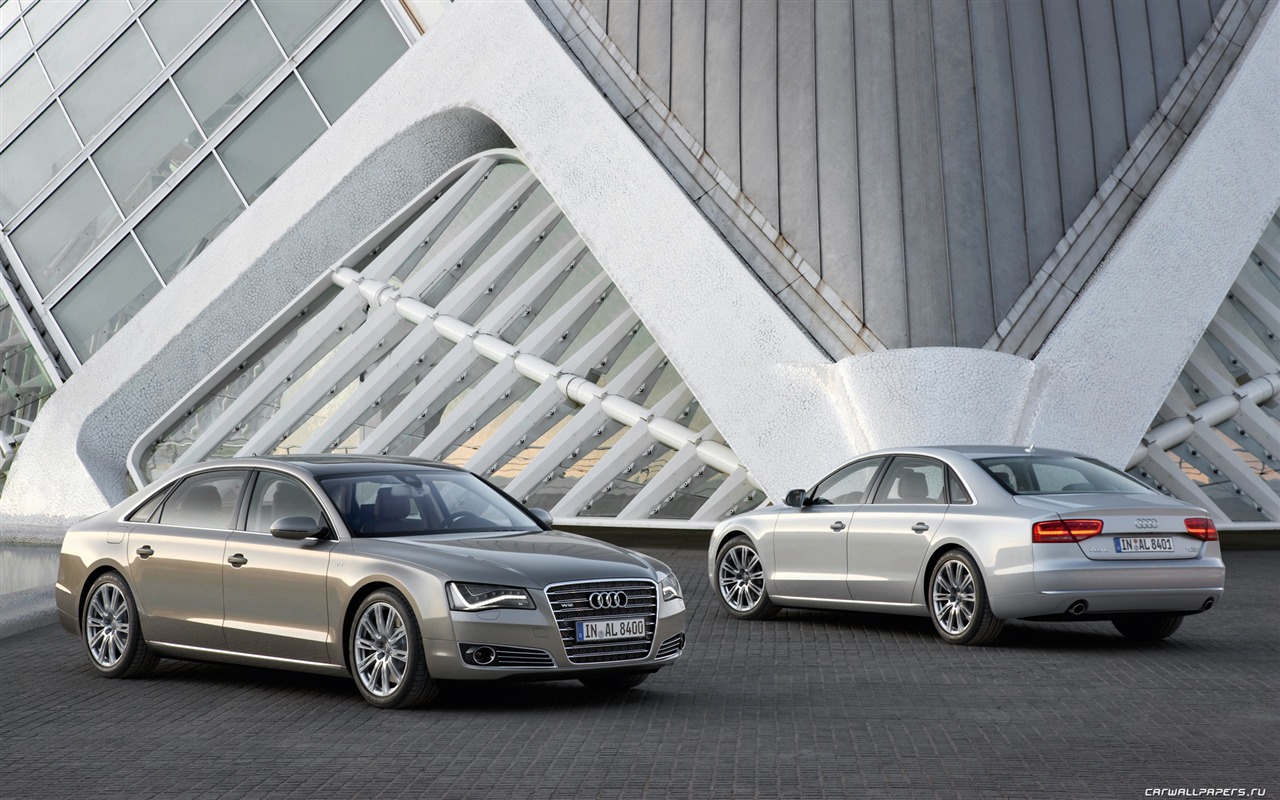 Audi A8 L W12 Quattro - 2010 HD tapetu #3 - 1280x800