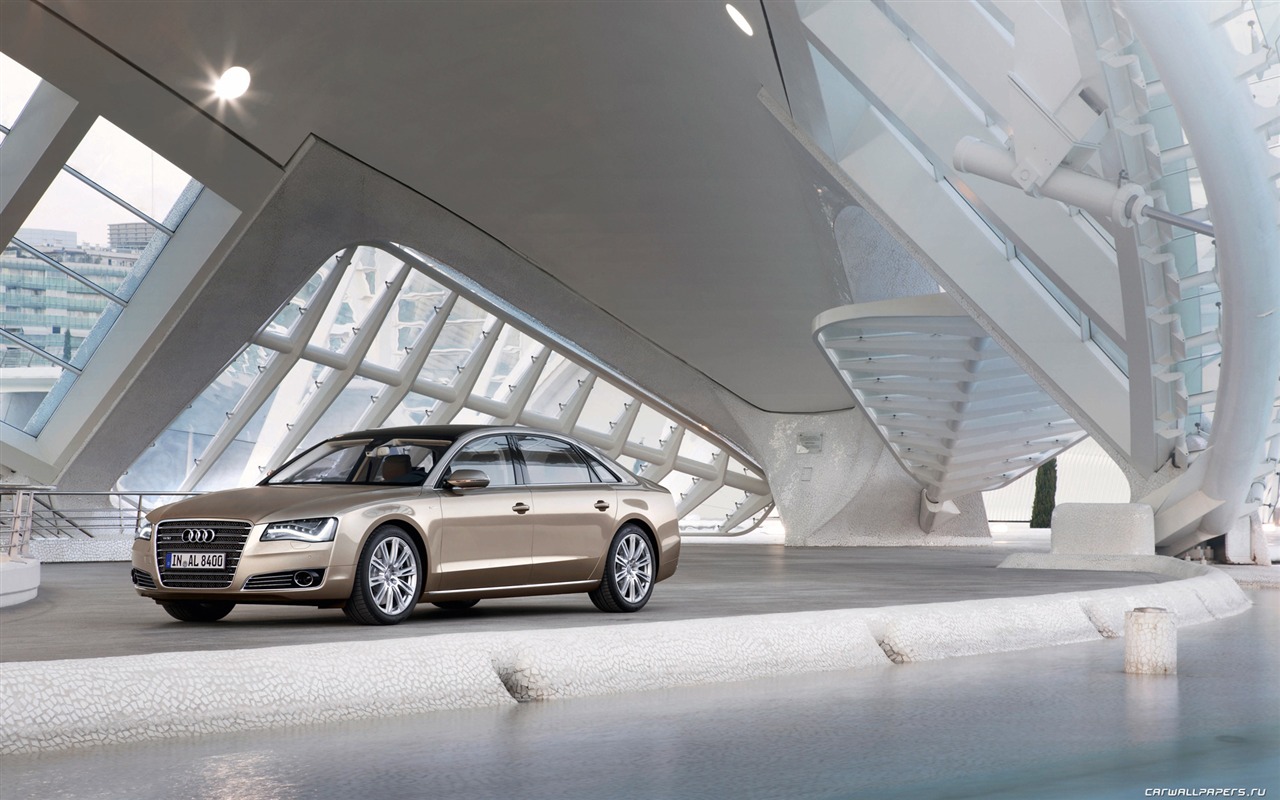 Audi A8 L W12 Quattro - 2010 HD wallpaper #28 - 1280x800