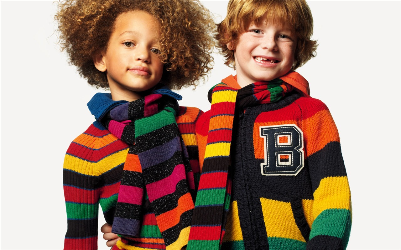 Los niños de colores de moda de papel tapiz (1) #14 - 1280x800