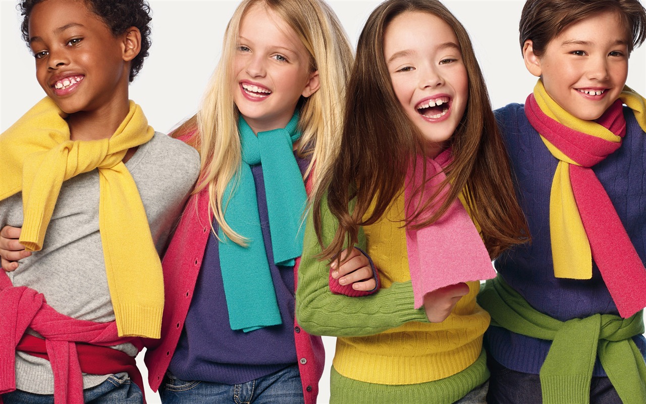 Los niños de colores de moda de papel tapiz (1) #20 - 1280x800