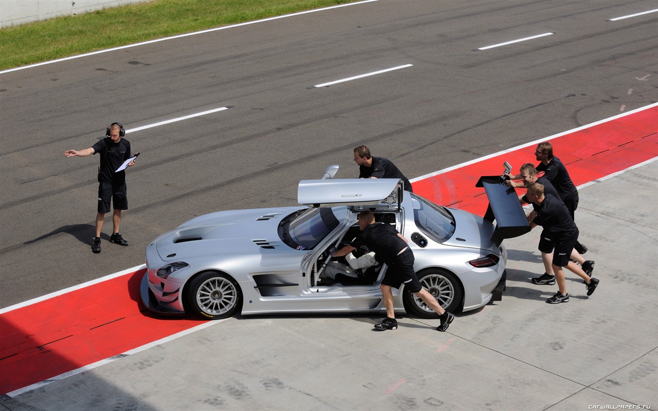 Mercedes-Benz SLS AMG GT3 - 2010 奔驰15 - 1280x800