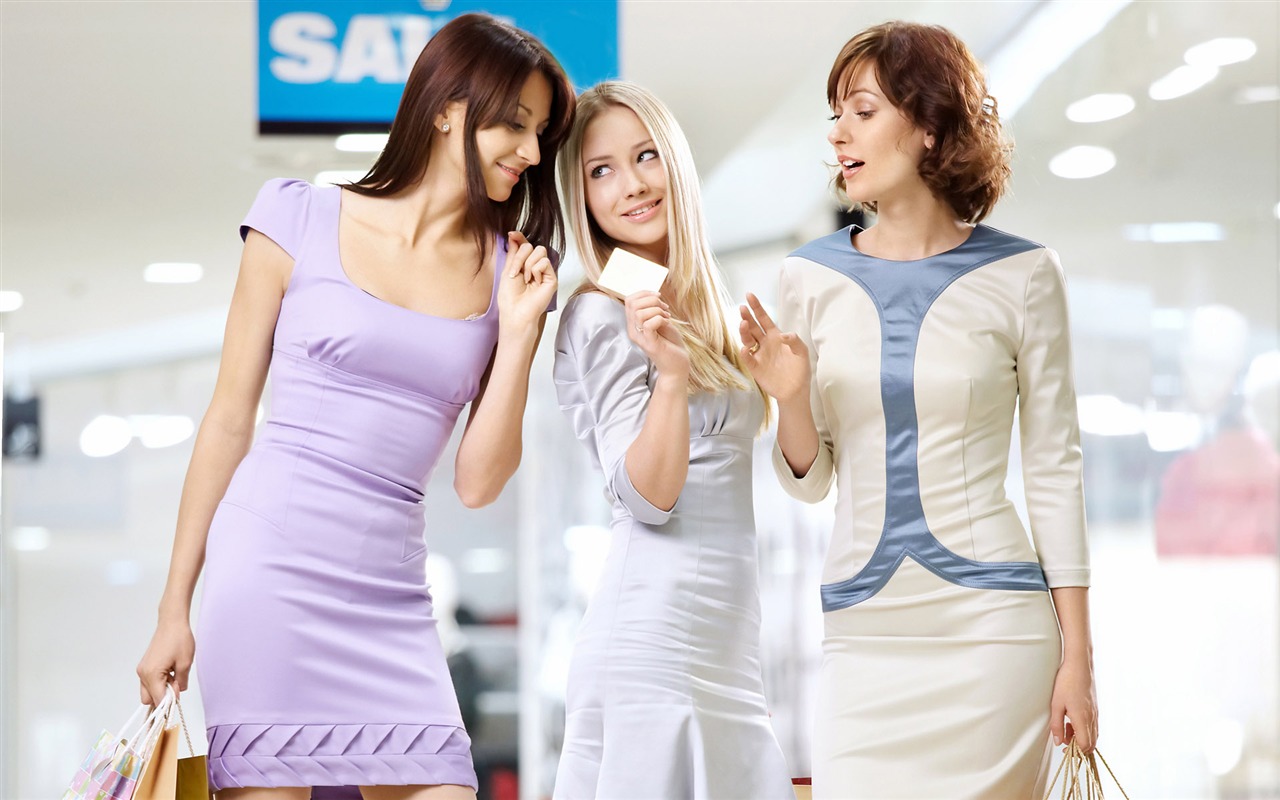 Shopping female HD Wallpaper (3) #19 - 1280x800