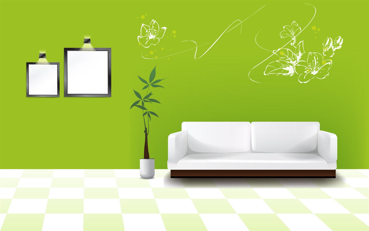 Vector doma tapety (1) #2 - 1280x800