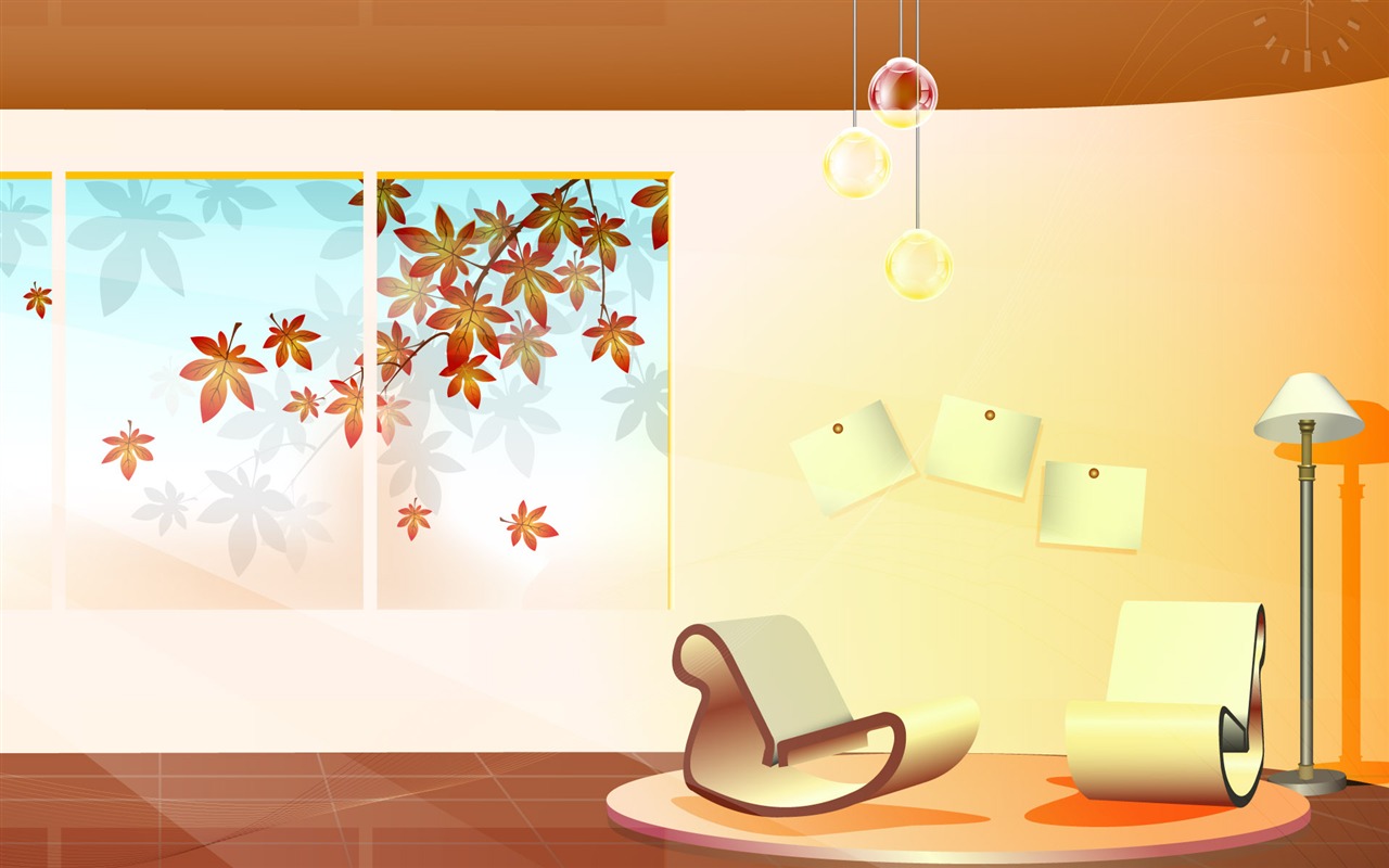 Vector doma tapety (2) #4 - 1280x800