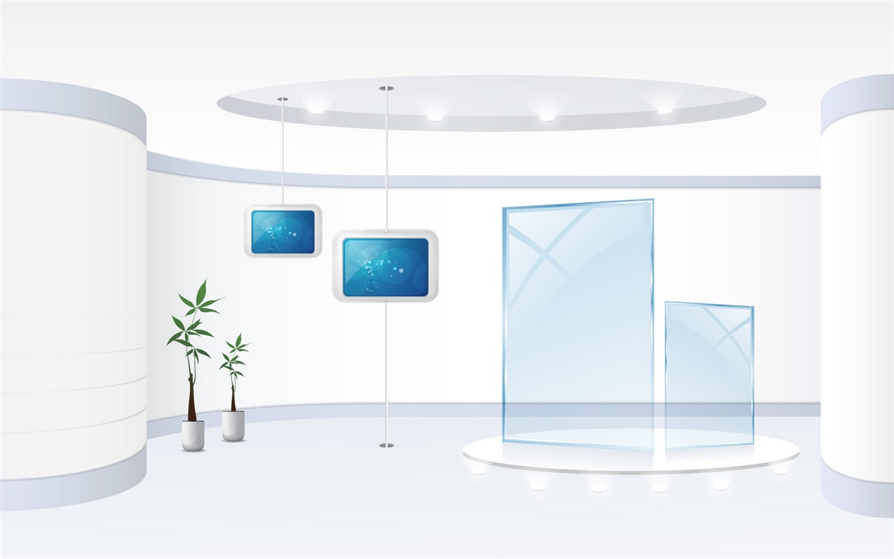 Vector doma tapety (2) #18 - 1280x800