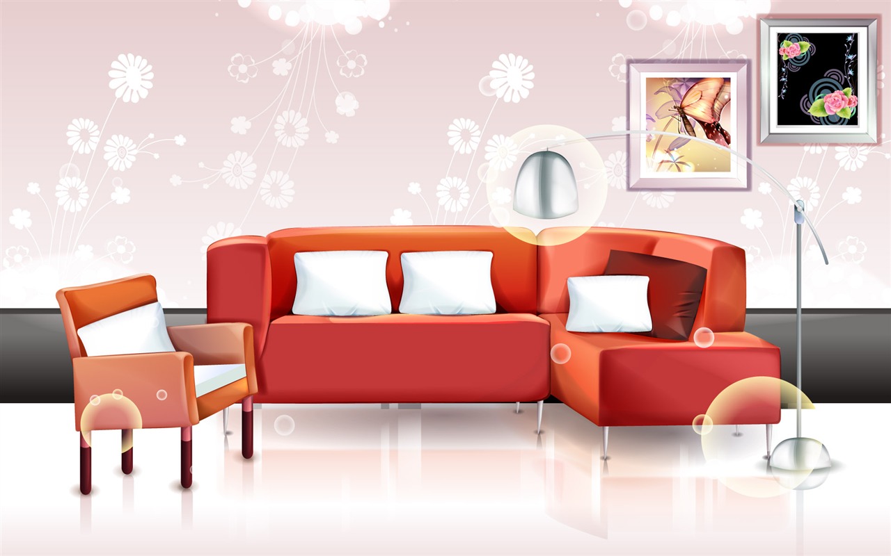 Vector doma tapety (2) #20 - 1280x800
