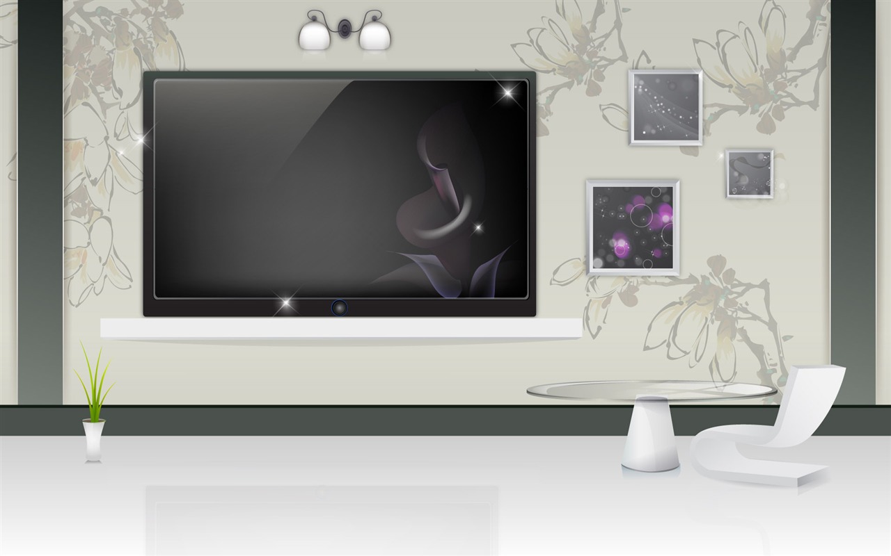 Vector doma tapety (4) #5 - 1280x800