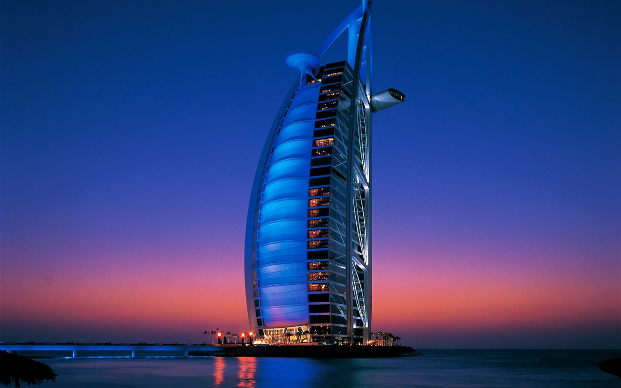 Sedm hvězdičkový hotel Burj Dubaj tapety na plochu #5 - 1280x800