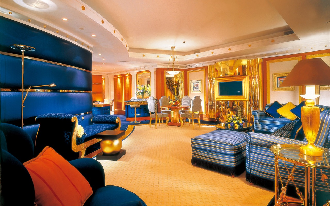 Sedm hvězdičkový hotel Burj Dubaj tapety na plochu #11 - 1280x800