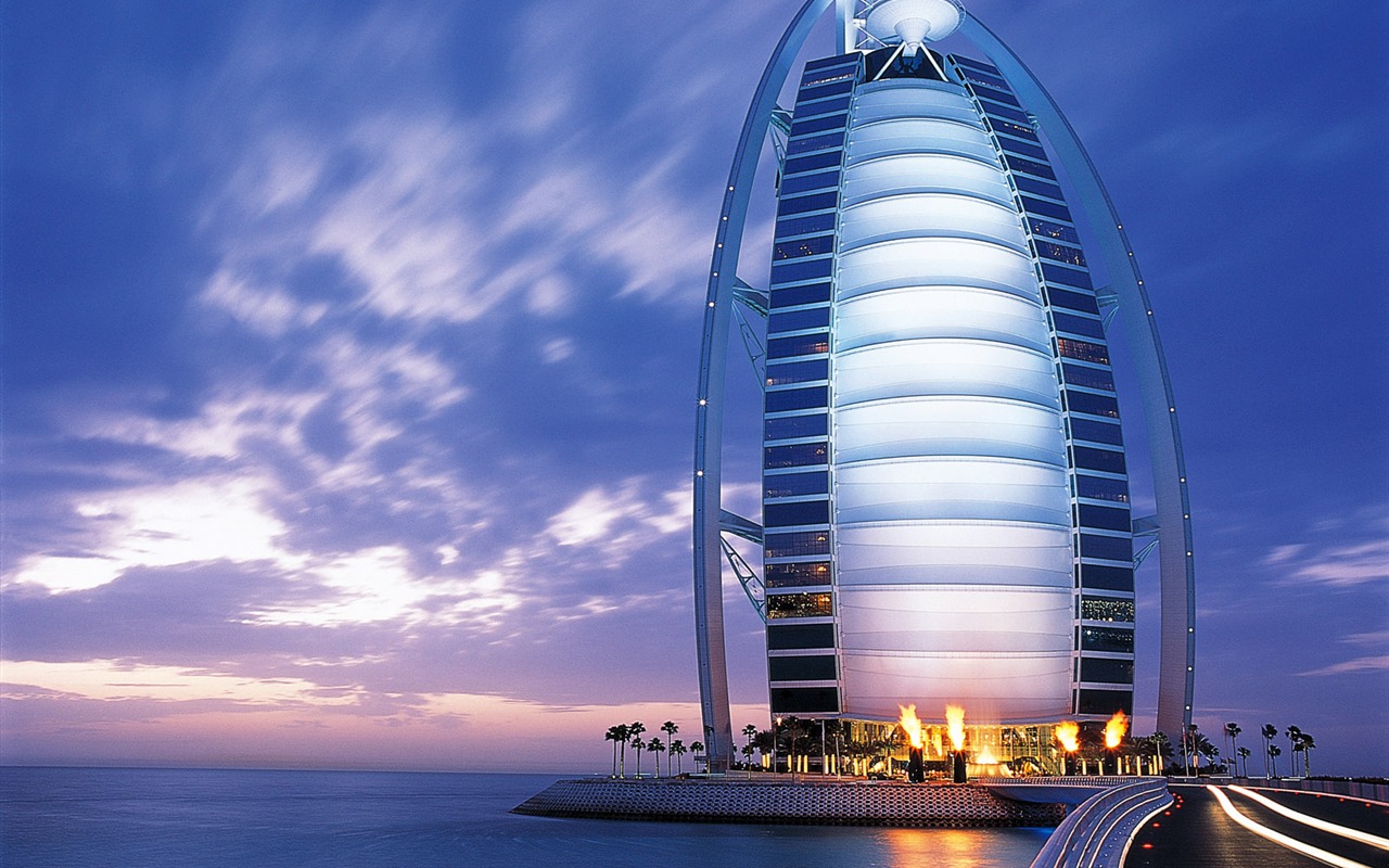 Sedm hvězdičkový hotel Burj Dubaj tapety na plochu #13 - 1280x800