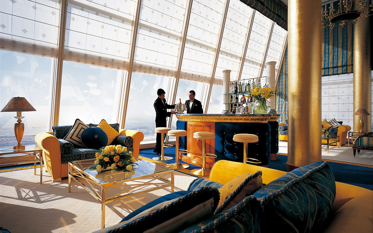 Sedm hvězdičkový hotel Burj Dubaj tapety na plochu #14 - 1280x800