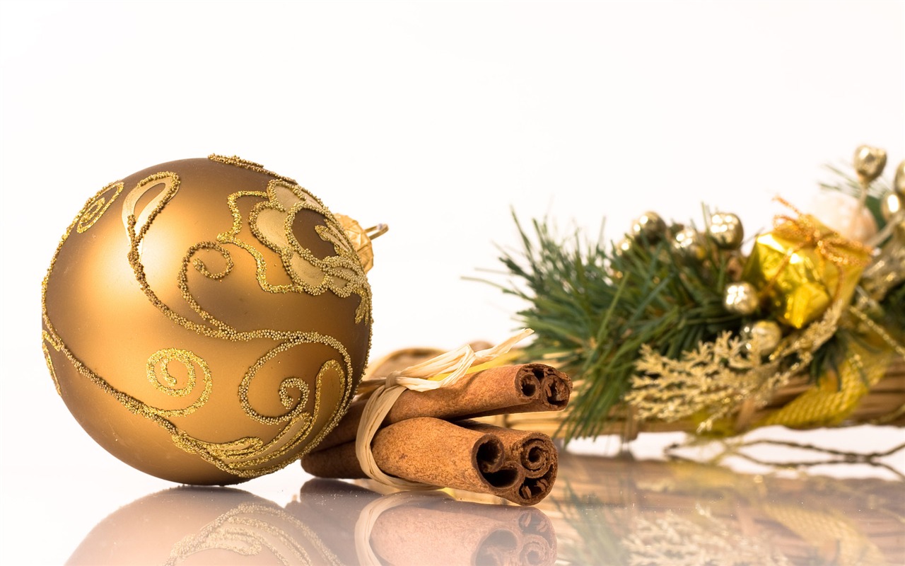 Christmas balls wallpaper (1) #2 - 1280x800