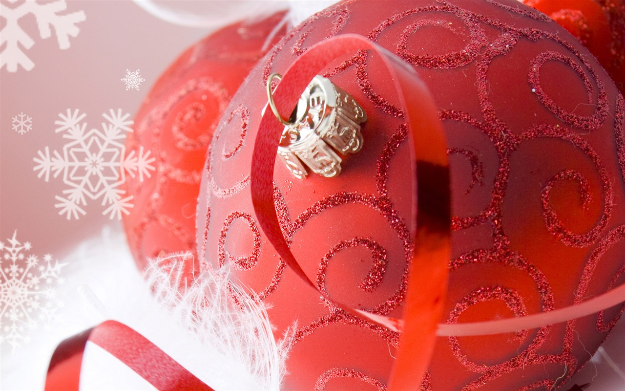 Christmas balls wallpaper (1) #4 - 1280x800