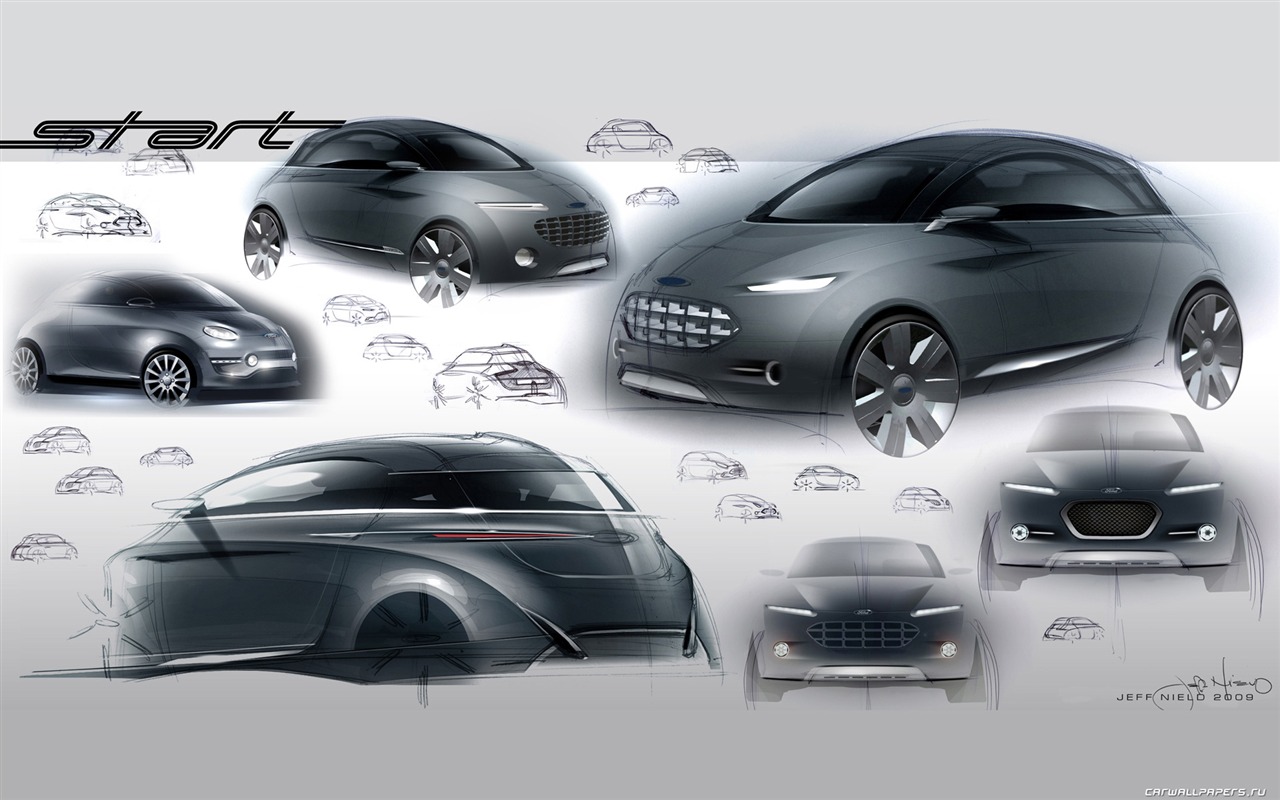 Ford Start Concept - 2010 HD tapetu #23 - 1280x800