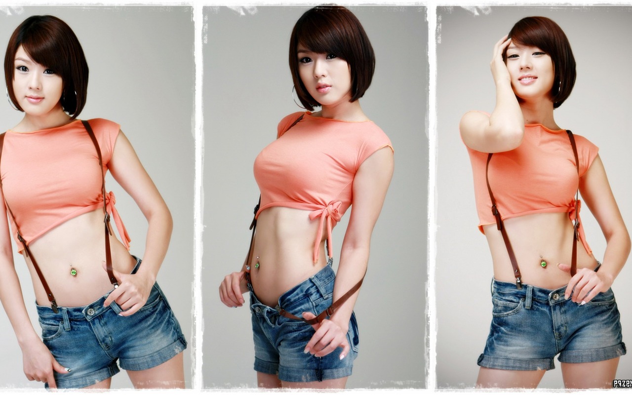 Korejský autosalonu model Hwang Mi Hee Song & Jina #4 - 1280x800