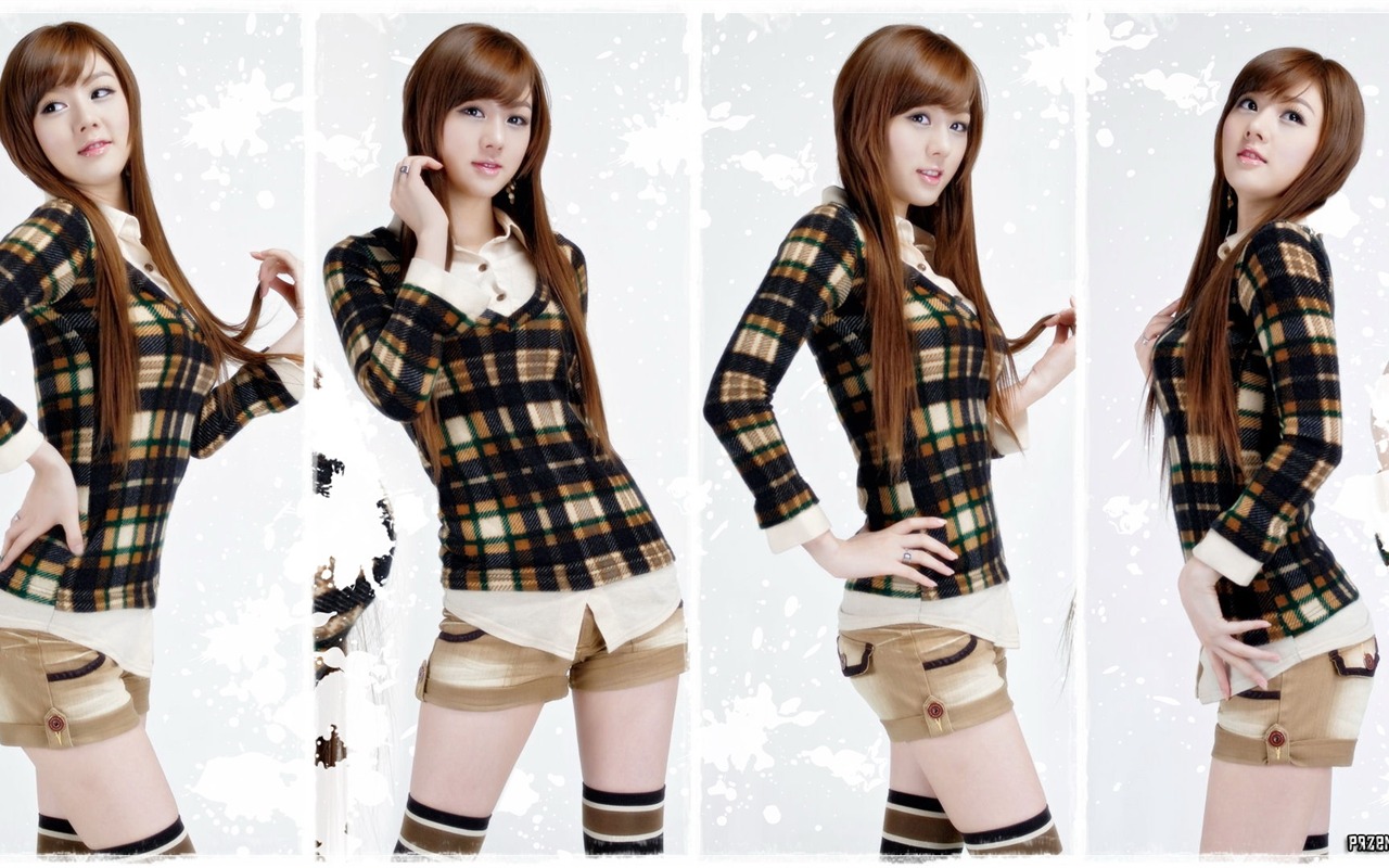 Korejský autosalonu model Hwang Mi Hee Song & Jina #6 - 1280x800