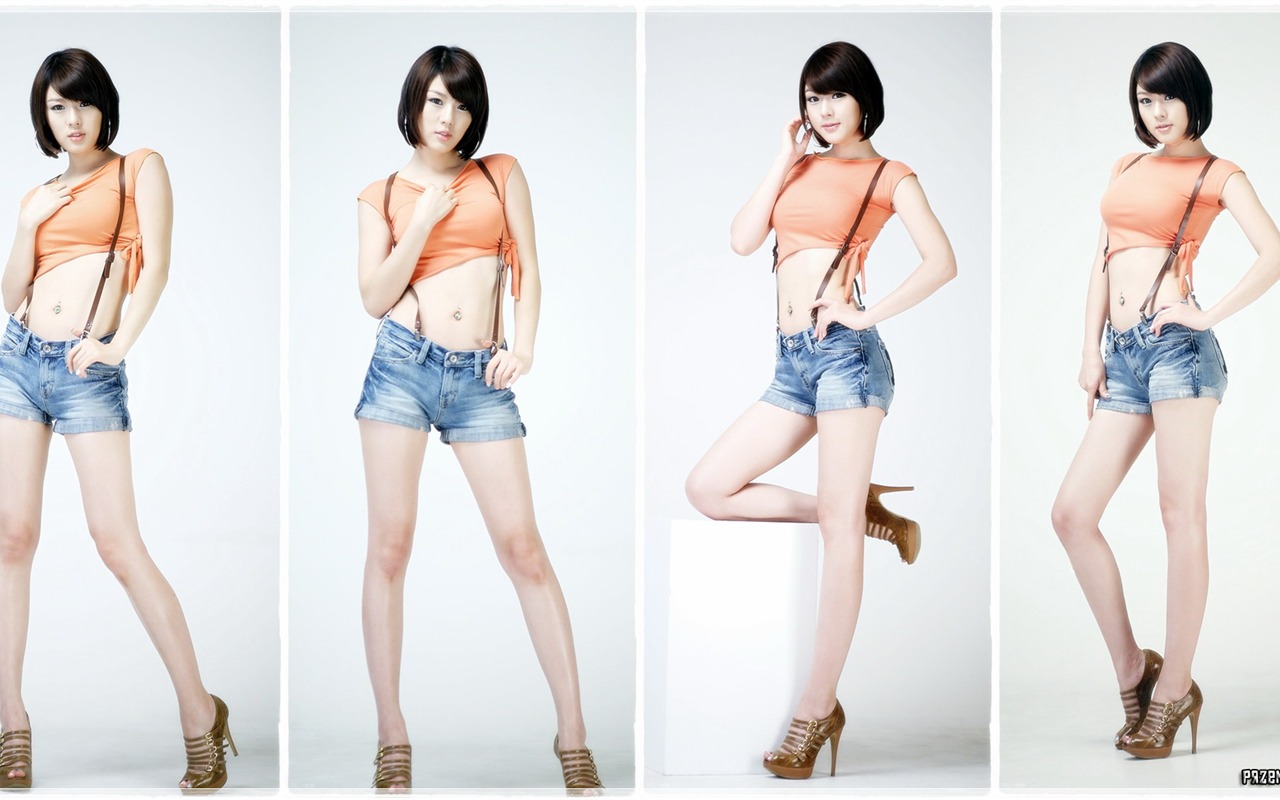 Korejský autosalonu model Hwang Mi Hee Song & Jina #15 - 1280x800
