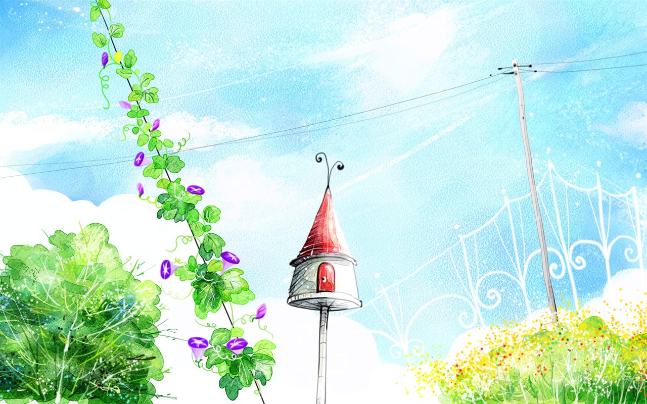 Ručně malované-Fantasy Tapety na plochu (5) #11 - 1280x800