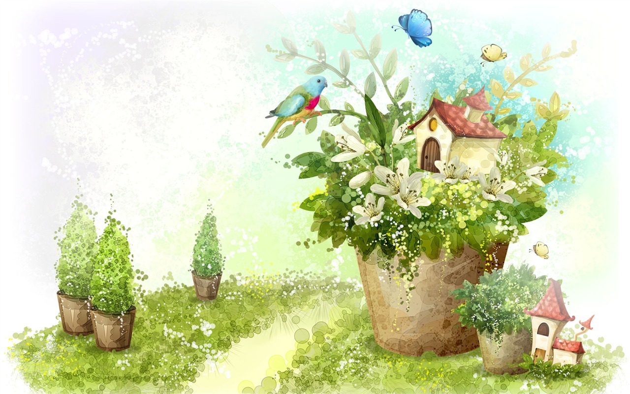 Ručně malované-Fantasy Tapety na plochu (6) #4 - 1280x800