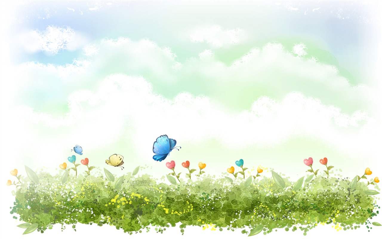 手繪夢幻風光 壁紙(六) #18 - 1280x800