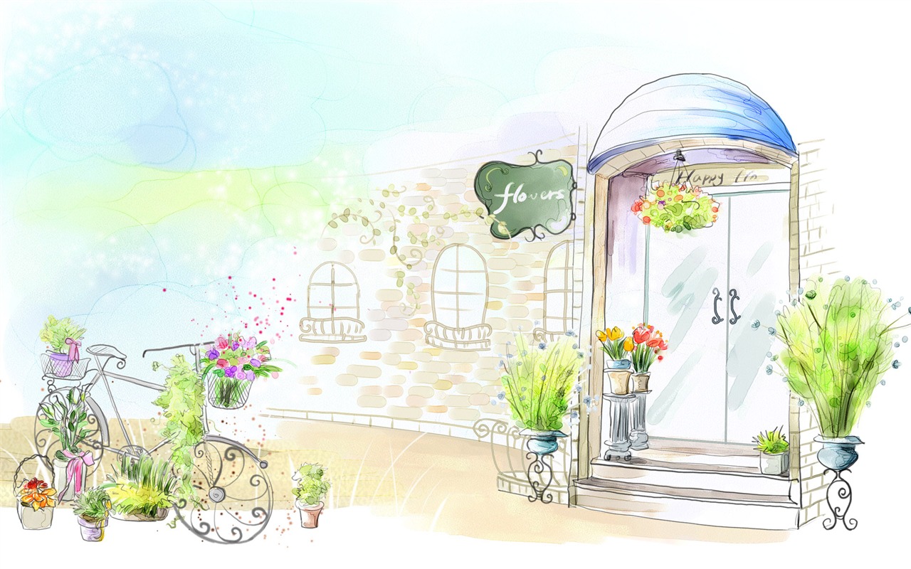 Hand-painted Fantasy Wallpapers (8) #6 - 1280x800