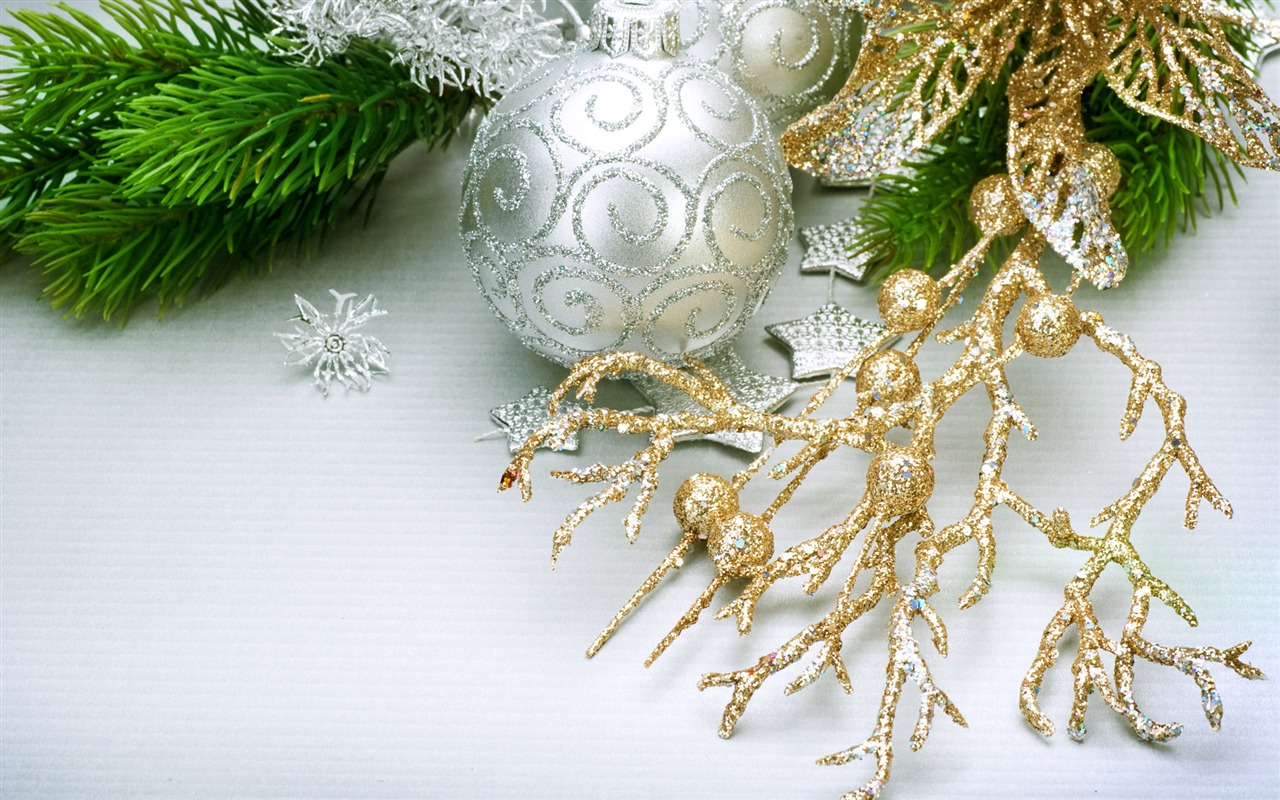Christmas balls wallpaper (5) #2 - 1280x800