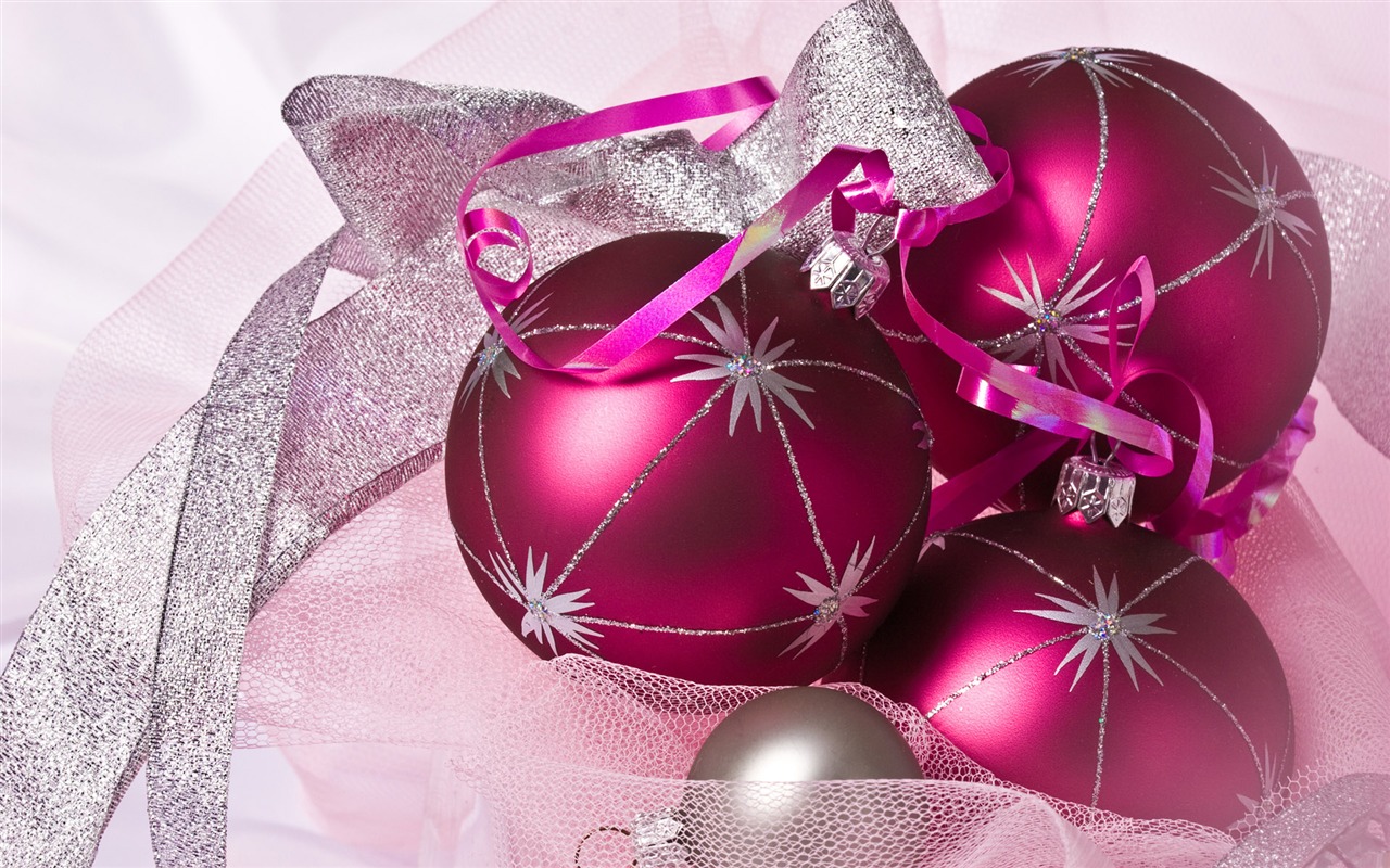 Christmas balls wallpaper (7) #2 - 1280x800