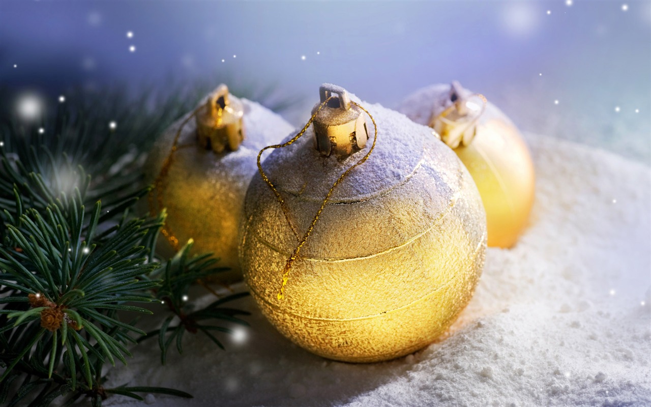 Christmas balls wallpaper (7) #11 - 1280x800