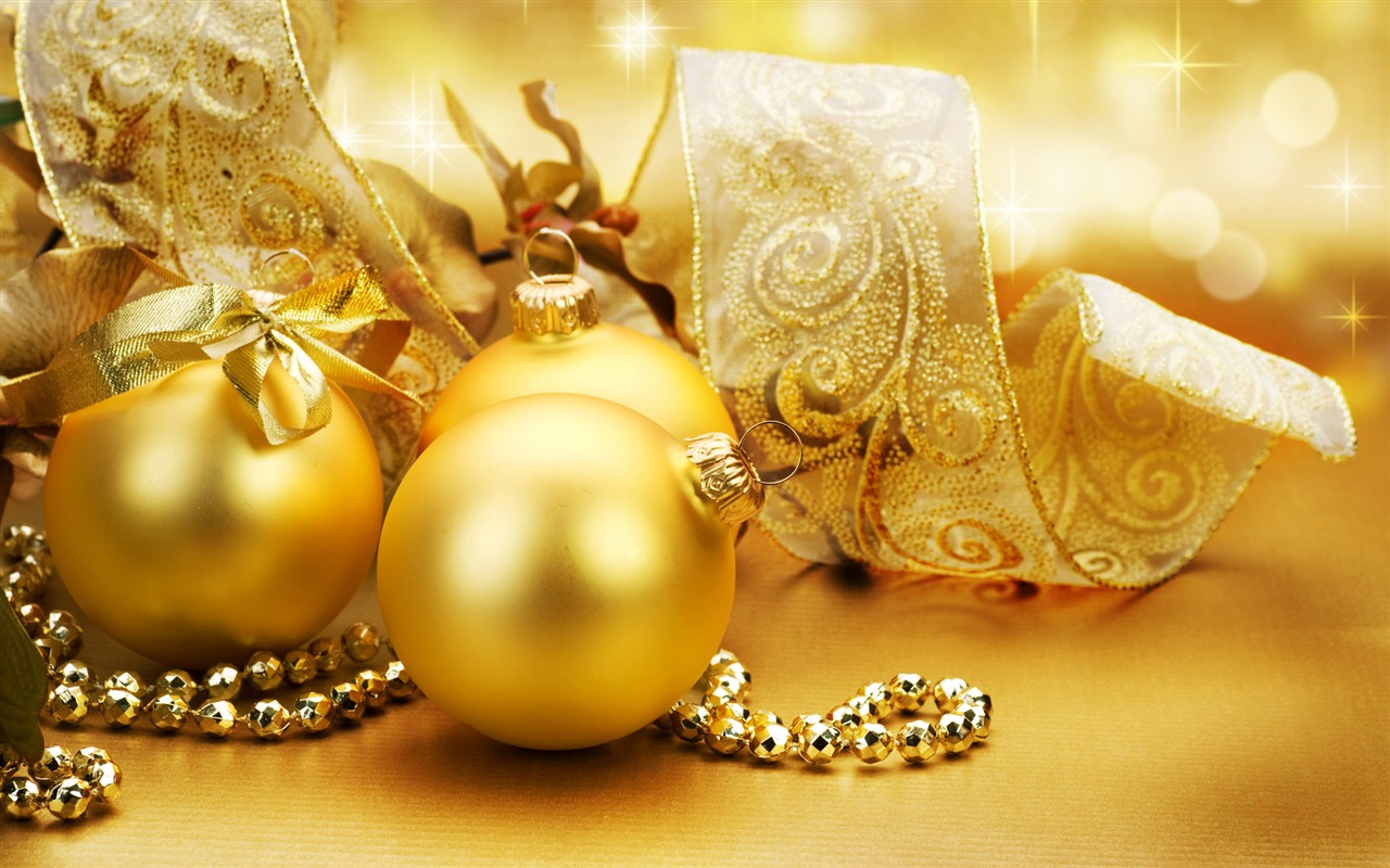 Christmas balls wallpaper (8) #1 - 1280x800