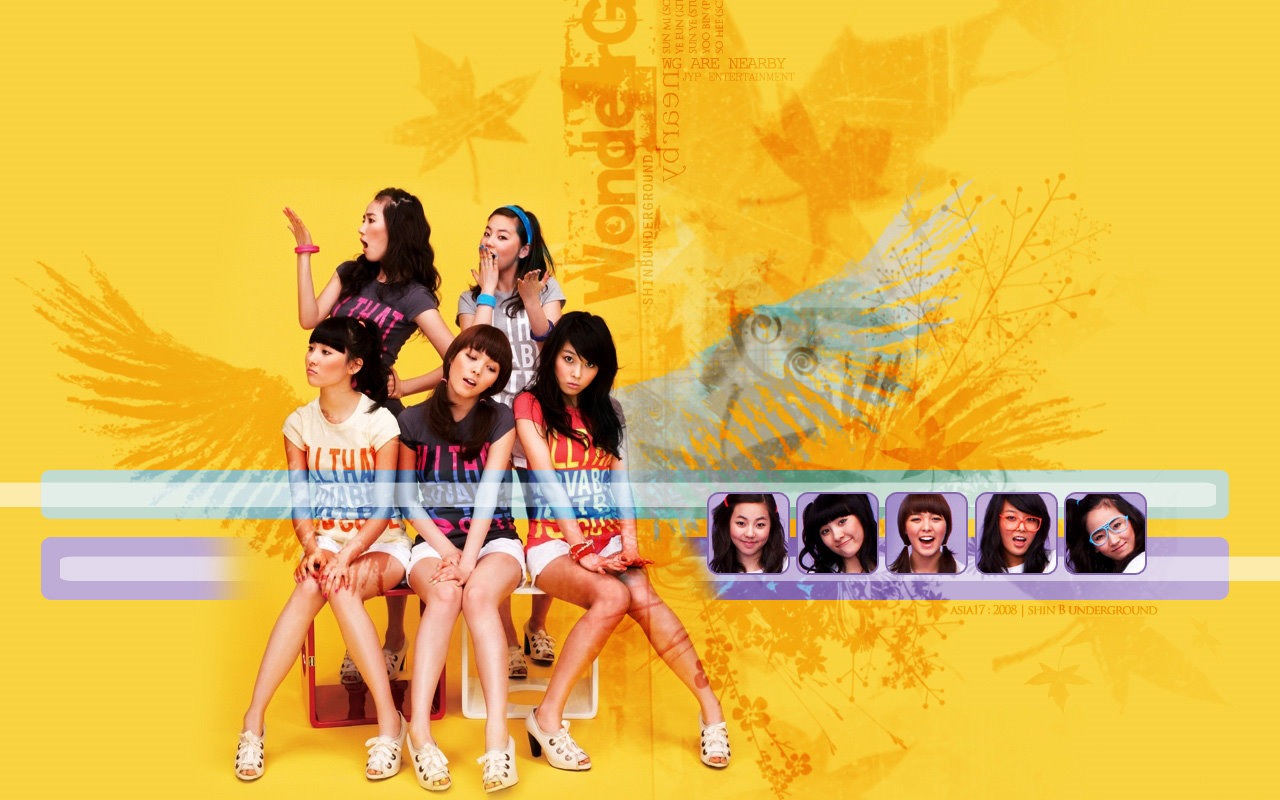 Wonder Girls cartera de belleza coreano #6 - 1280x800