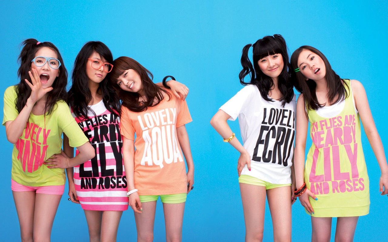 Wonder Girls Korejština krásu portfolio #8 - 1280x800