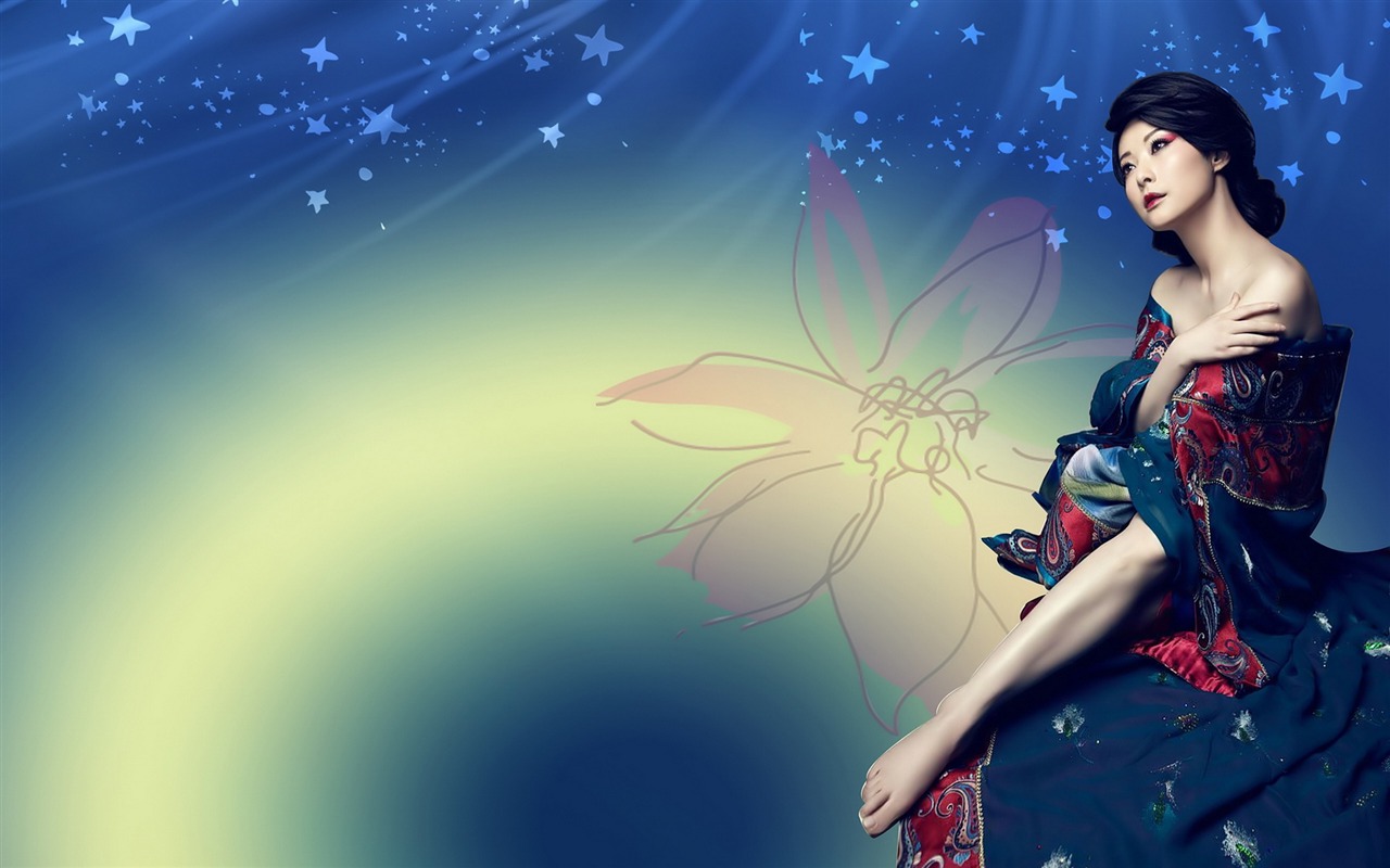 YuanLi krásná tapeta #11 - 1280x800