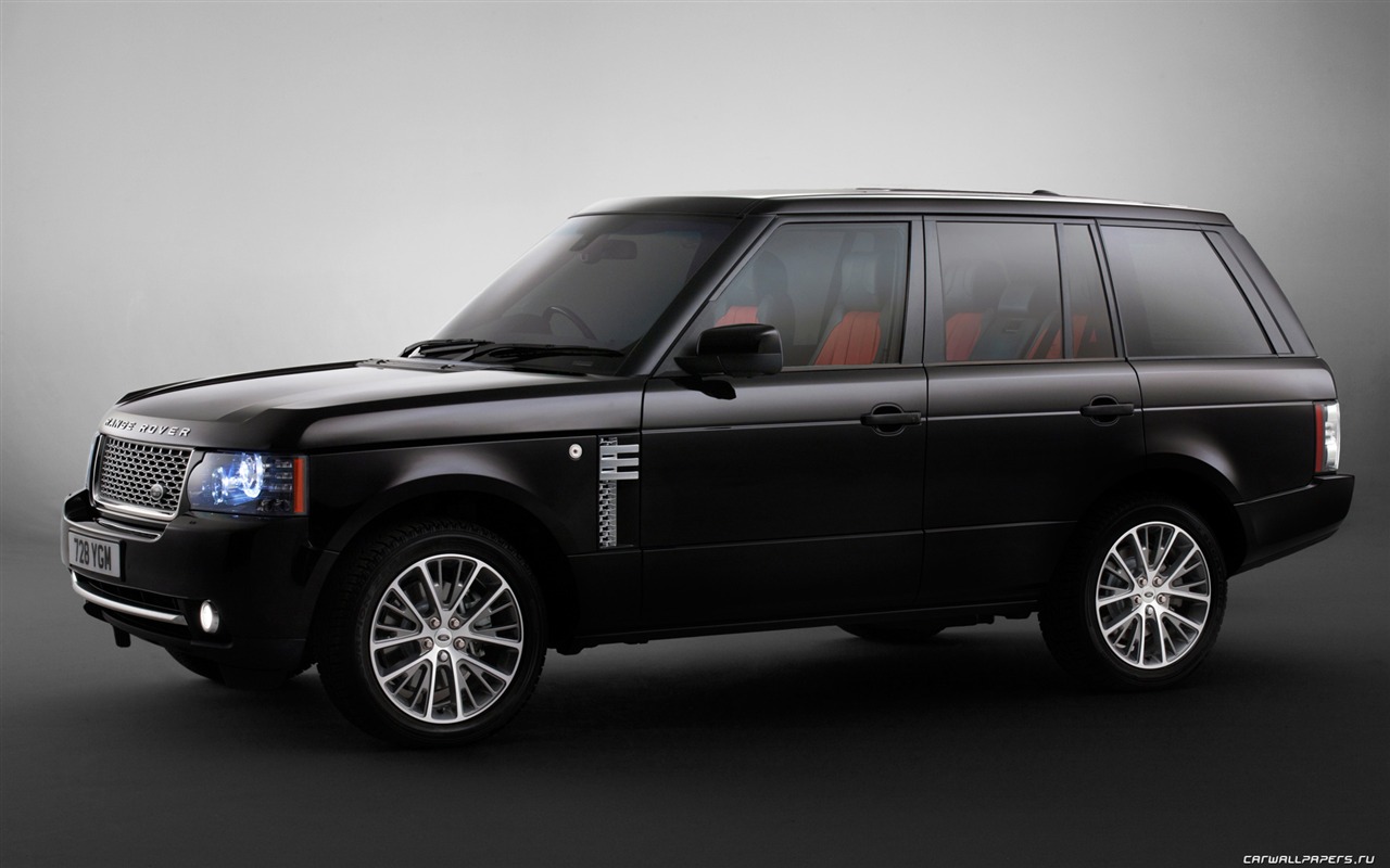 Land Rover Range Rover Black Edition - 2011 HD Wallpaper #17 - 1280x800