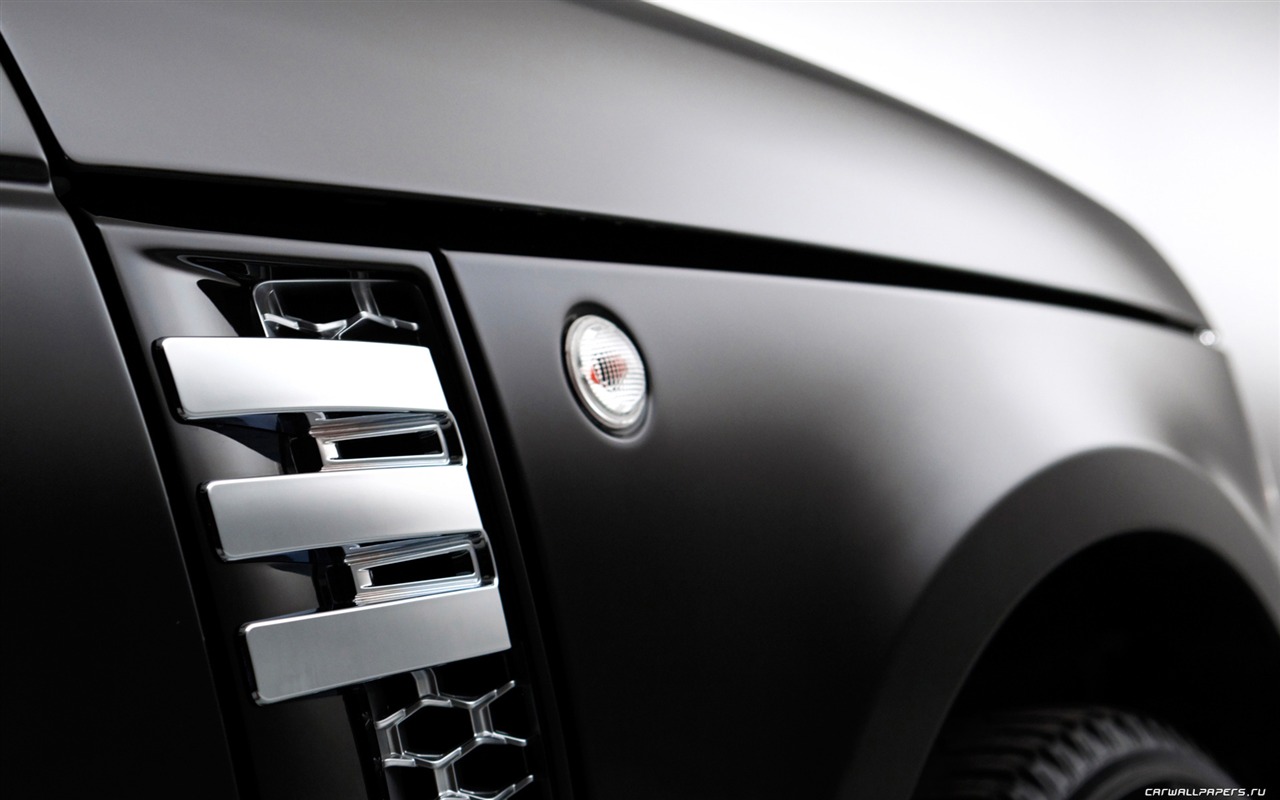 Land Rover Range Rover Black Edition - 2011 HD Wallpaper #24 - 1280x800
