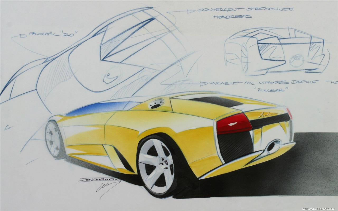 Lamborghini Murcielago Roadster - 2004 蘭博基尼 #44 - 1280x800