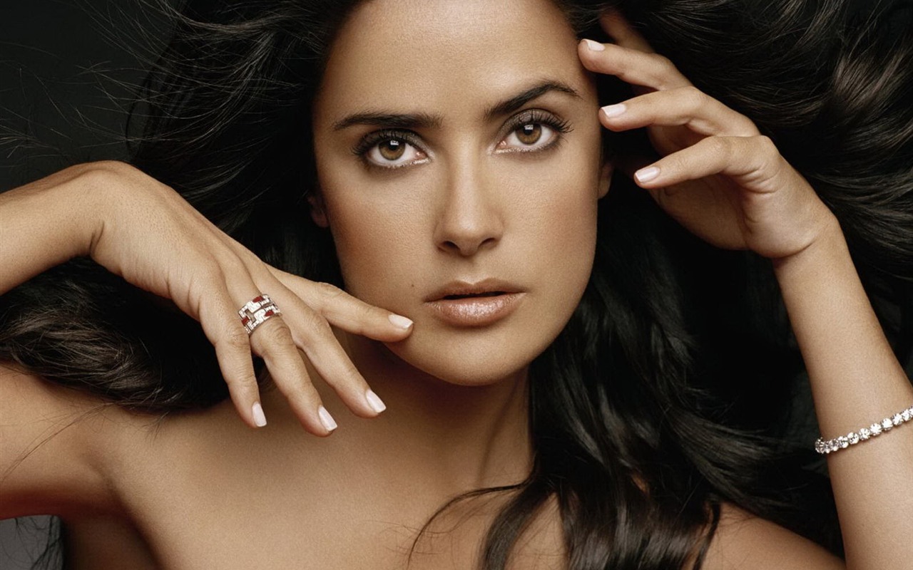 Salma Hayek krásnou tapetu (1) #19 - 1280x800