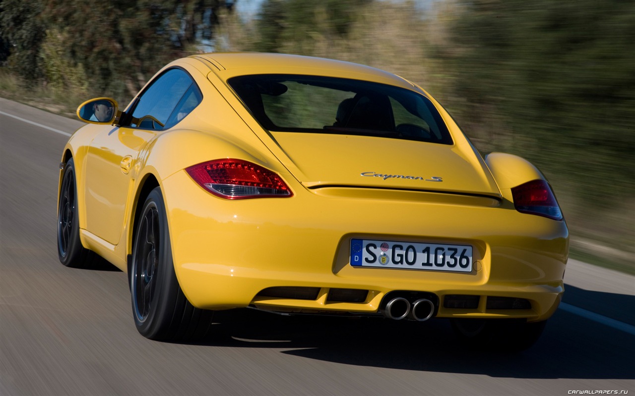 Porsche Cayman S - 2009 fonds d'écran HD #19 - 1280x800