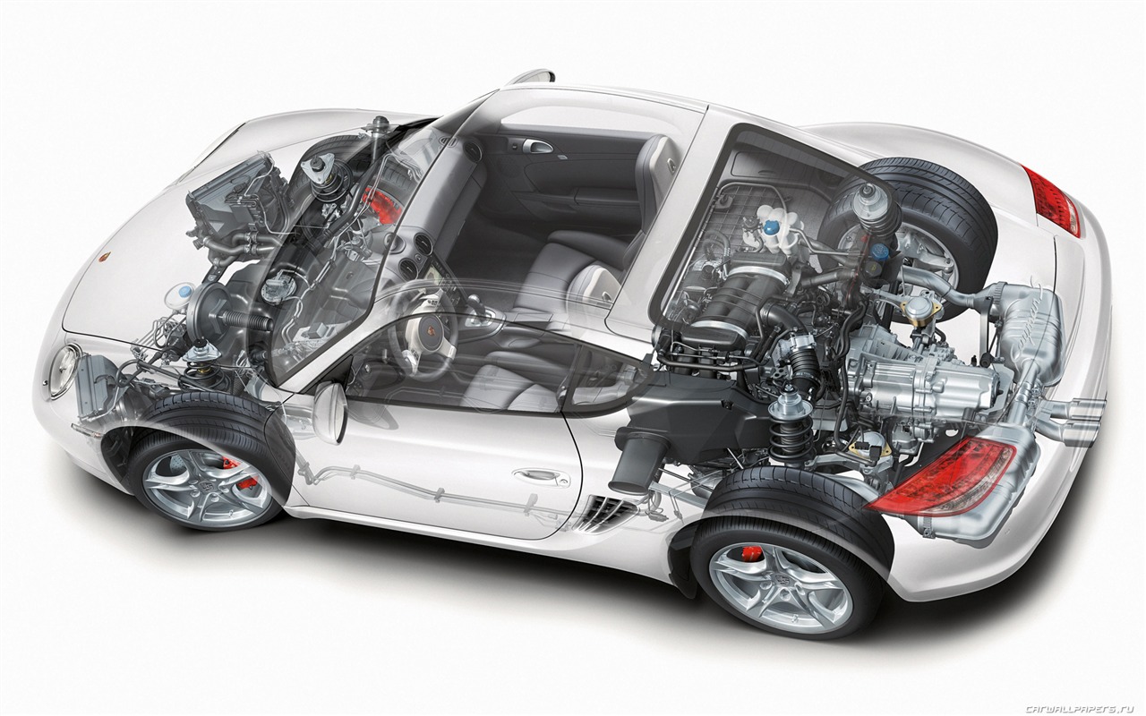 Porsche Cayman S - 2009 HD tapetu #27 - 1280x800