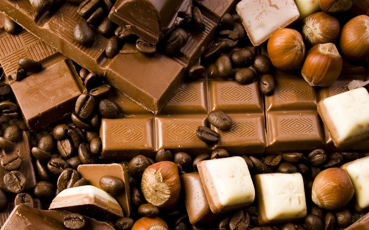 Chocolate close-up wallpaper (1) #19 - 1280x800