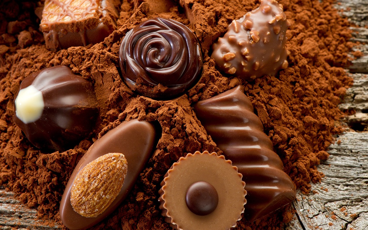 Chocolate close-up wallpaper (2) #18 - 1280x800