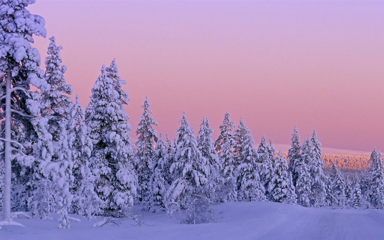 寬屏雪景 壁紙(四) #2 - 1280x800