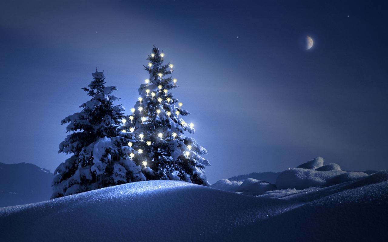 Snow widescreen wallpaper (4) #10 - 1280x800