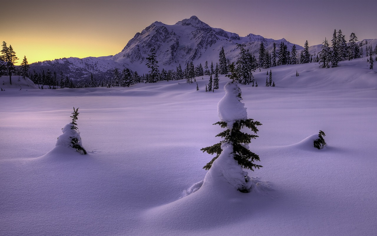 寬屏雪景 壁紙(四) #18 - 1280x800