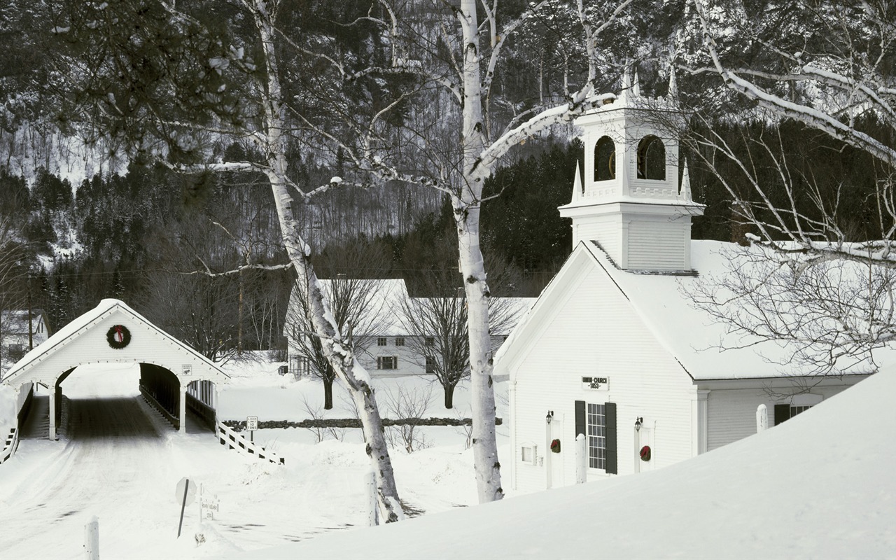 Snow widescreen wallpaper (4) #20 - 1280x800